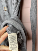Load image into Gallery viewer, XS Free People Gray Henley Tunic Top
