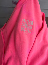 Load image into Gallery viewer, XL Gildan Neon Pink Embroidered Mama Sweatshirt
