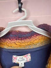 Load image into Gallery viewer, XL Pink Republic Western Colorful Striped Sherpa Jacket
