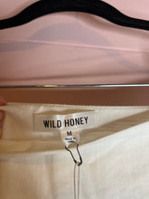 Load image into Gallery viewer, Medium Wild Honey NWT White Fringe Boho Mini Skirt
