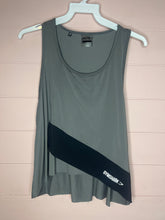 Load image into Gallery viewer, Medium Gym Shark Gray Black Workout Tank Top
