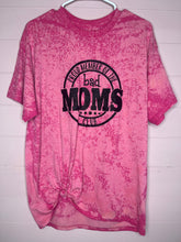 Load image into Gallery viewer, Large Gildan Hot Pink Glitter Bad Moms Club Short Sleeve Graphic T-Shirt
