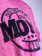 Load image into Gallery viewer, Large Gildan Hot Pink Glitter Bad Moms Club Short Sleeve Graphic T-Shirt
