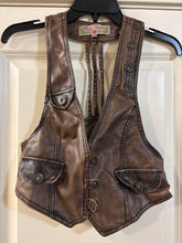 Load image into Gallery viewer, Large Vintage Body Central Y2K Pleather Western Vest
