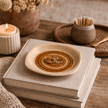 Load image into Gallery viewer, 1970s vintage Royal Worcester "Palissy Crofter Brown” butter dish
