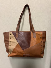 Load image into Gallery viewer, Rein &amp; Bridle Pleather Patchwork Purse ***MISSING ZIPPER***
