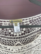 Load image into Gallery viewer, XL Democracy Crochet Boho Lace Top
