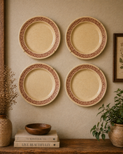 Load image into Gallery viewer, Vintage Anchor Hocking Ginger Ironstone Dinner Plates (4 total)

