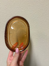 Load image into Gallery viewer, Amber Glass Soap Dish
