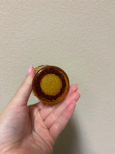 Load image into Gallery viewer, Vintage 1970s Libbey Country Garden amber glass tumbler
