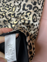 Load image into Gallery viewer, Size 8 Talbots NWT Gold Leopard Pencil Skirt
