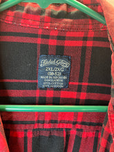 Load image into Gallery viewer, 2X Faded Glory Plus Size Plaid Flannel Button Up Shirt
