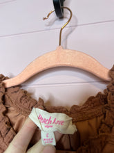 Load image into Gallery viewer, Small Peach Love Long Sleeve Cotton Gauze Dress
