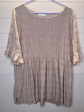 Load image into Gallery viewer, XL Dusty Rose Pink Boho Top
