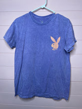 Load image into Gallery viewer, Medium Play Boy Purple &amp; Coral Short Sleeve Graphic T-Shirt

