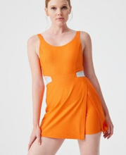 Load image into Gallery viewer, Medium Outdoor Voices Orange Tennis Dress with Shorts

