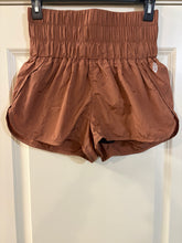 Load image into Gallery viewer, Small Free People Brown High Waisted Running Shorts
