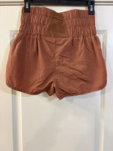 Load image into Gallery viewer, Small Free People Brown High Waisted Running Shorts
