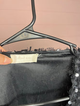 Load image into Gallery viewer, Large Altar’d State Black Sequin Feather Sleeveless Dress
