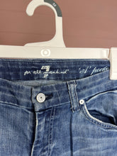 Load image into Gallery viewer, Size 29 7 For All Mankind A Pocket Bootcut Denim Jeans

