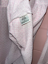Load image into Gallery viewer, Large Lumiere Pink White V-Neck Blouse
