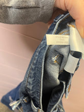 Load image into Gallery viewer, Size 25 J. Crew Mid Rise Crop Flare Button Fly Denim Jeans
