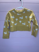 Load image into Gallery viewer, 2T Gerber Modern Moments Yellow Floral Cropped Sweatshirt
