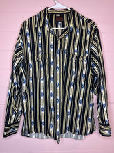 Load image into Gallery viewer, Large Plains Mens Western Pearl Snap Long Sleeve Button Up Shirt
