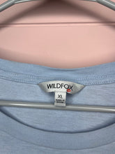 Load image into Gallery viewer, XL Wildfox Feelin’ Good Blue Short Sleeve Graphic T-Shirt
