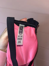 Load image into Gallery viewer, Medium Victoria’s Secret PINK Black Sequin High Neck Swim Top
