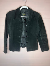 Load image into Gallery viewer, Small Beyond Sport Black Vintage Suede Leather Jacket
