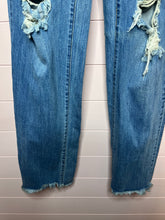 Load image into Gallery viewer, Size 9 Fashion Nova Ultra High Rise Long Don’t Get Crossed Over Slouch Fit Jeans

