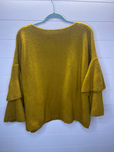 Load image into Gallery viewer, XL Madewell Wool Blend Boho Ruffle Sleeve Sweater
