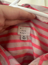 Load image into Gallery viewer, XL A New Day Neon Pink Striped Button Up Shirt

