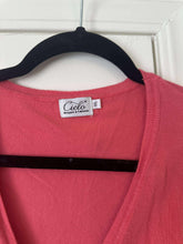 Load image into Gallery viewer, 1XL Pink V-Neck Sweater
