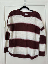 Load image into Gallery viewer, XL SO Stripe Sweater
