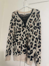 Load image into Gallery viewer, Medium Entro Leopard Lace Up Sweater
