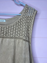 Load image into Gallery viewer, 2X Maurice’s Plus Size Faux Suede Sleeveless Boho Western Tunic Top

