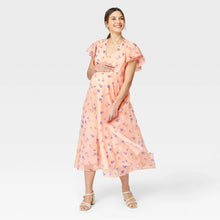 Load image into Gallery viewer, Large The Nines By Hatch Floral Maxi Maternity Flowy Dress
