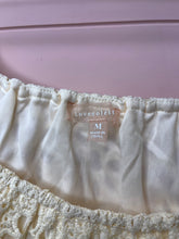 Load image into Gallery viewer, Medium Lovecolette By Flying Tomato Ivory Cream Lace Overlay Top

