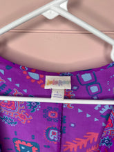 Load image into Gallery viewer, Large Lularoe Bright Purple Punchy Western Kimono
