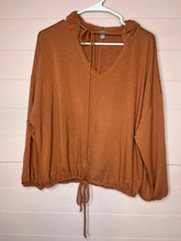 Load image into Gallery viewer, Small Aerie Orange Hoodie Top

