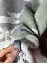 Load image into Gallery viewer, Small Aerie Camo Print Crew Neck Sweatshirt
