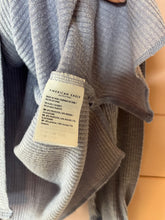 Load image into Gallery viewer, Large American Eagle Light Blue Ripped Henley Top
