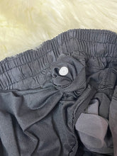 Load image into Gallery viewer, Size 6 Lululemon Black Gray Camo Print Athletic Shorts
