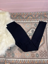 Load image into Gallery viewer, XS Alo Black High Waisted Ripped Warrior Leggings
