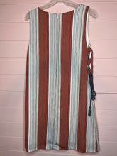 Load image into Gallery viewer, Large Ethereal By Papercrane Boho Striped V-Neck Shift Dress
