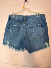 Load image into Gallery viewer, Medium JBD Distressed Denim Shorts
