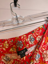 Load image into Gallery viewer, Large Loft Red Floral Wide Leg Pants
