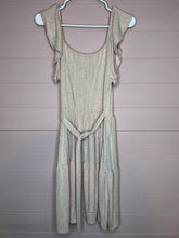 Load image into Gallery viewer, Large Urban Outfitters Caution To The Wind Pink White Stretchy Wrap Dress
